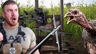 BEAST Turkey DECAP Testing in Slow Motion  🤯 | Testing New Broadhead |