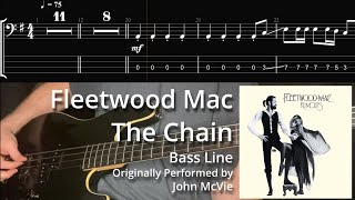 Fleetwood Mac - The Chain (Bass Line w/ Tabs and Standard Notation)