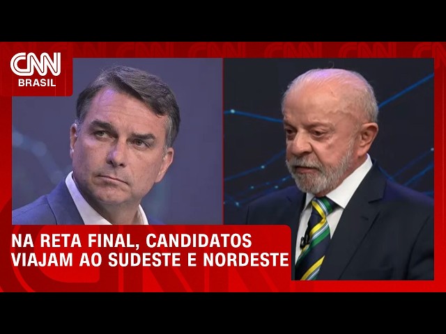 Na reta final, candidatos viajam ao Sudeste e ao Nordeste; entenda estratégia | CNN PRIME TIME