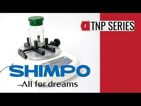 SHIMPO TNP Cap Torque Tester (product video presentation)