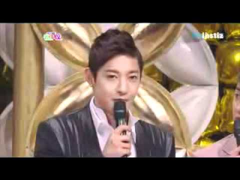110612 Kim Hyun Joong talk to Inkigayo MC