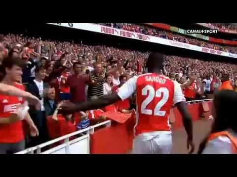 Yaya Sanogo Hat-Four Goal ~ Arsenal vs Benfica 5-1 HD