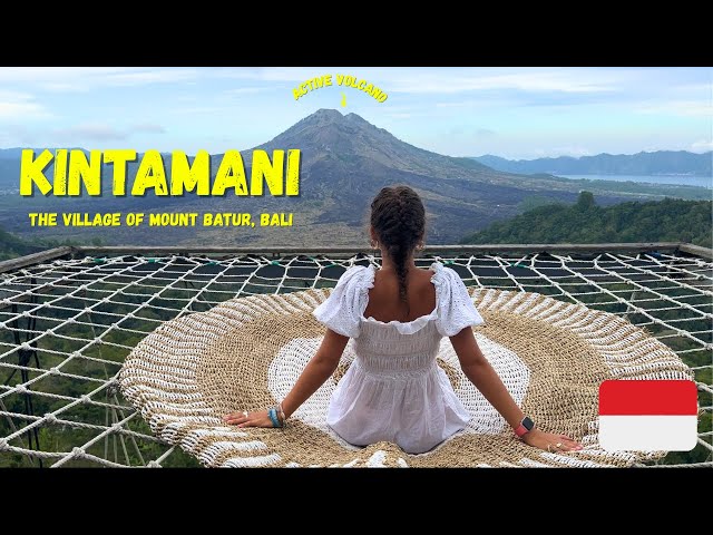 Travel vlog - Exploring Kintamani Bali: Temple on the Lake, Volcano Views & Lava Fields!