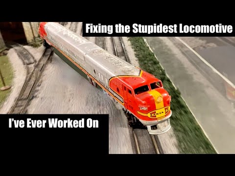 Fixing the Stupidest HO Santa Fe Locomotive Ever Made