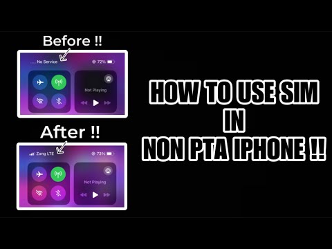 How to Use Sim In NON PTA IPHONE | 100% Working