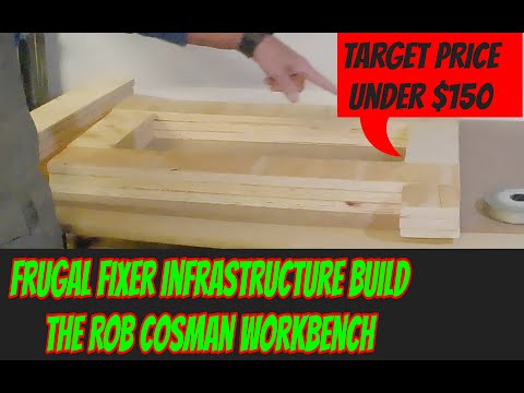 part, #1 Cosman Workbench , explained, Target Price $150 , Shop Infrastructure Build Shopsmith