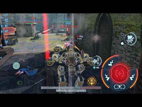 First time trying Atomizer Ravana, in the Castle — War Robots