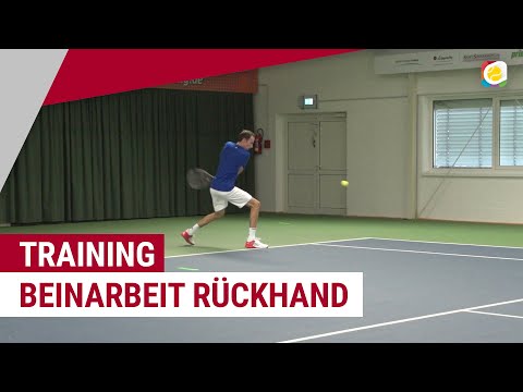Beinarbeit Rückhand | Tennistraining | myTennis