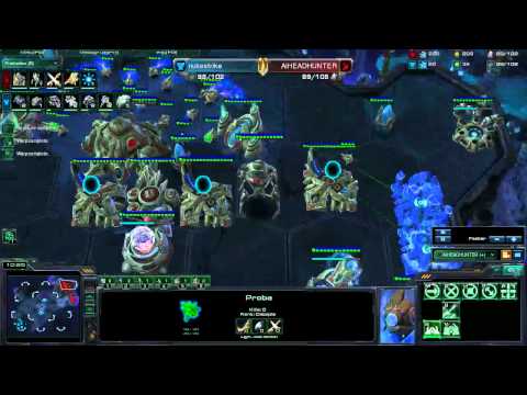 AiHEADHUNTER vs nukestrike - Starcraft 2 PvT