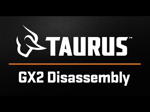 So zerlegen Sie den Taurus® GX2 zur Reinigung und Wartung