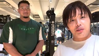 色々落ち込んでた竹本くんを脚トレに誘って励ましてみた