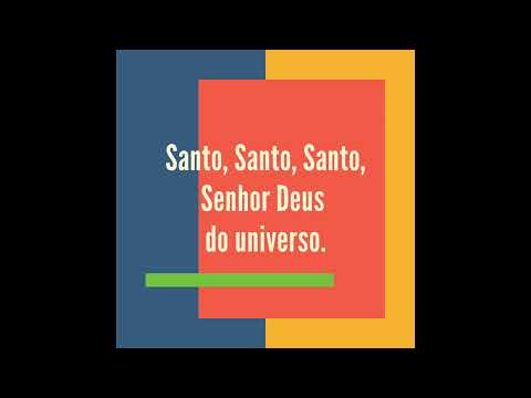 Santo é o Senhor - Canção nova - Adaptado - CATÓLICA