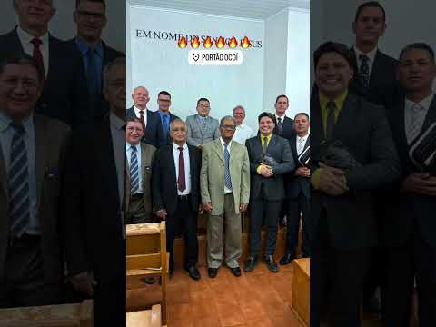 🏛️CCB - Portão do Ocoí📍Missal-PR Presidindo esteve nosso irmão João, Ancião do Paraguai.🇵🇾🔥