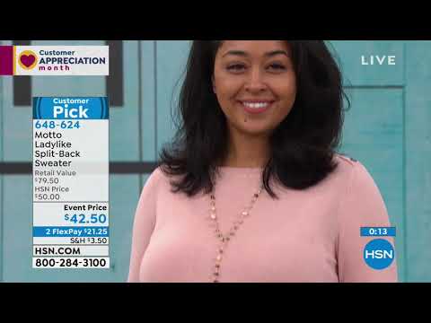 HSN | MOTTO Fashions 04.11.2019 - 06 AM