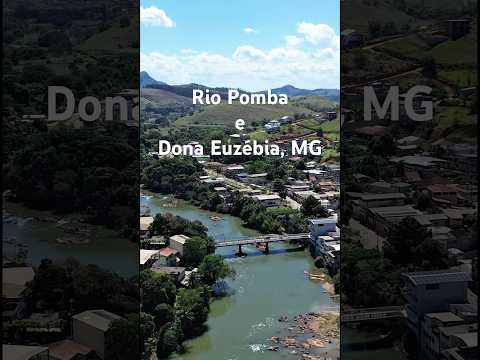 Imagens aéreas de Dona Euzébia e Rio Pomba, em 25/10/2025.