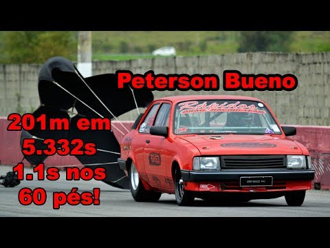 Chevette TT-B Peterson Bueno - Recorde na Race Valley - 5.322s. 1.1s nos 60 pés!
