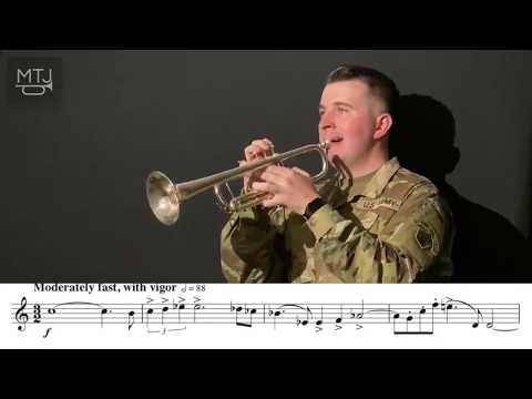 Hindemith - Symphony in B Flat, trumpet excerpt, Ryan Brewer