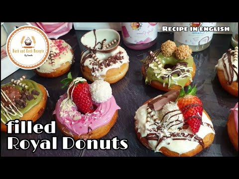 Receita Royal Donuts / Como fazer donuts reais recheados em casa