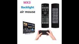 Review! How to use MX3 Air mouse control Samsung TV ｜ MX3 keyboard operation tutorial