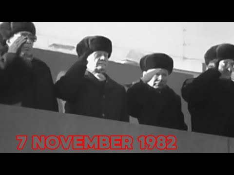 USSR/Soviet Union Anthem 1982 October Revolution Day Last Brezhnev's parade/Последний парад Брежнева
