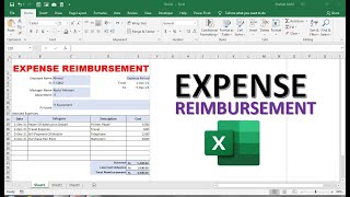 How To make expense reimbursement Sheet form excel