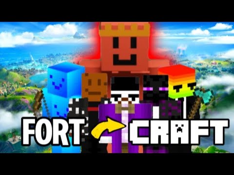 DUNCE BECOMES FORTNITE KING IN MINECRAFT!