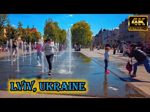 🇺🇦 Lviv. A warm walk through Lviv. Ukraine [4K]