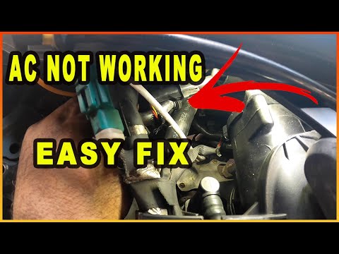 Cars New  AC System wont take any FREON After Repairs ~Easy Fix~