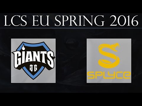 [H/L] GIA vs SPY | Giants Gaming vs Splyce (28.01.2016) | LCS EU Spring 2016