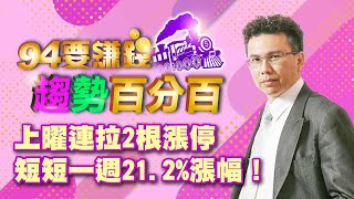 上曜連拉２根漲停　短短一週21.2%漲幅