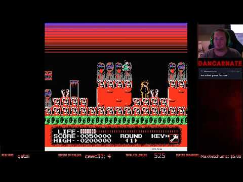 Monster Party NES casual playthrough