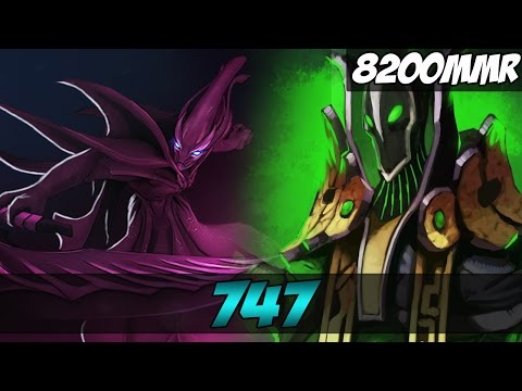 747 8200 MMR Plays Spectre and Rubick - Dota 2