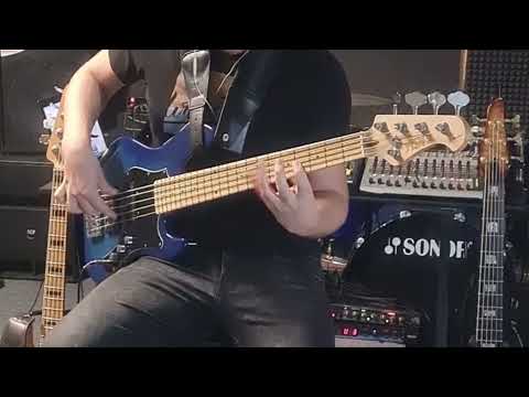 FGN (Fujigen) Mighty Jazz  5 Funk bass demo