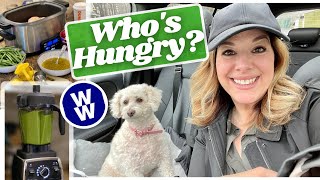 My WW Green Smoothie EARNS Me Personal Points!! WW Snack Unboxing & What’s for Dinner?