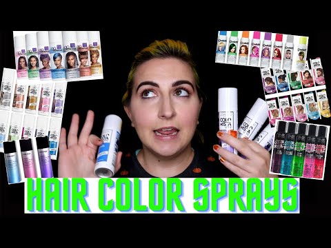 TEMPORARY HAIR COLOR SPRAYS - What YOU need to know! |...