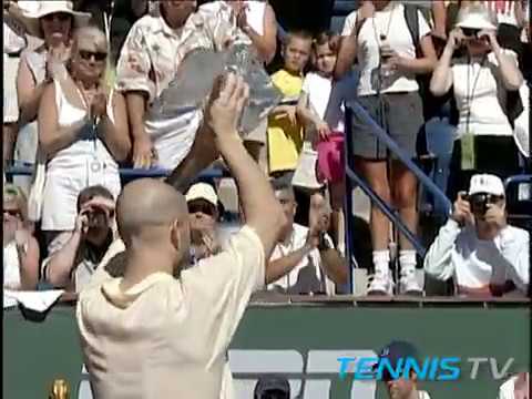 BNP Paribas Open: #TBT Andre Agassi Wins 2001 Title