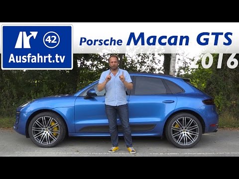 2016 Porsche Macan GTS - Fahrbericht der Probefahrt, Test, Review (Ausfahrt.tv)