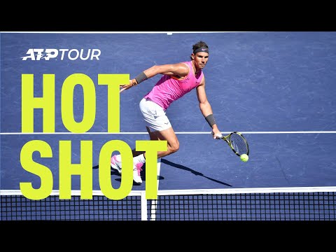 Hot Shot: Nadal Shows Smooth Hands At Net At Indian Wells 2019