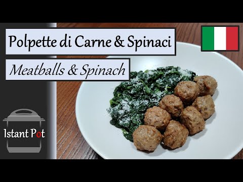 Instant Pot - Come fare Polpette & Spinaci (da surgelato)