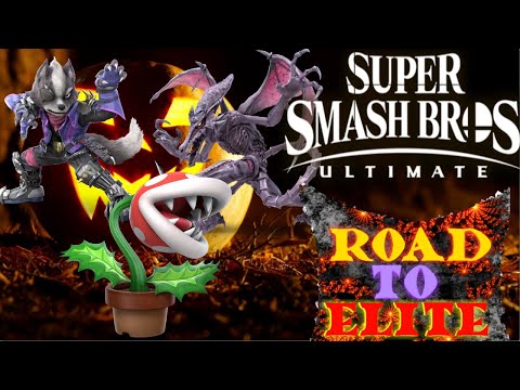 SSBU ELITE SMASH WITH PIRANHA PLANT, RIDLEY, WOLF (ROAD TO ELITE EP 11) SPECIAL HALLOWEEN EP.