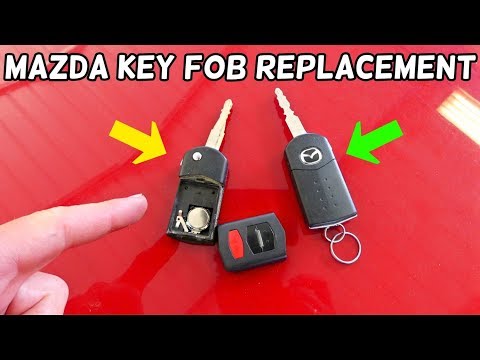 HOW TO REPLACE KEY FOB ON MAZDA 2 3 5 6 CX7 CX9 MIATA MX5 RX8 CX-7 CX-9