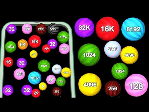 2048 Pool Game - (Reach 64k) #gameparkarea #2048 #poolplayer #billiards