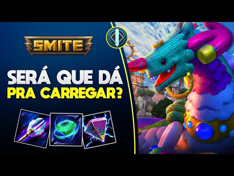 Será que dá pra carregar isso? TIAMAT MID - ⚡ Smite BR Ranked Conquista