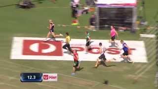 preview picture of video 'Australia Post Stawell Gift 2014 - 120m Semi Final 3'