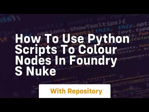 How to use python scripts to colour nodes in foundry s nuke