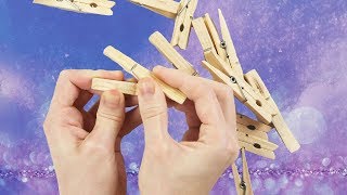 3 Christmas Decorations Made From Clothespins