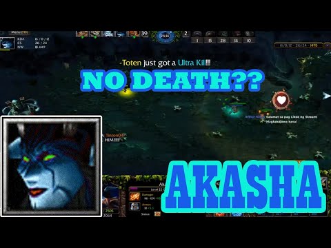 DOTA 1 ONLINE - Queen of Pain AKASHA BEYOND GODLIKE  (20-0-15)
