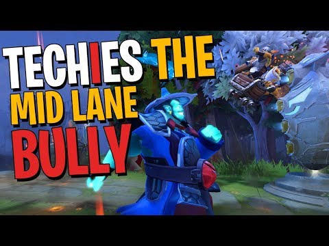 Techies the Mid Lane Bully - DotA 2