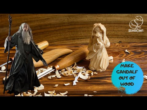 Make Gandalf the Grey Out of Wood I Lord of the Rings