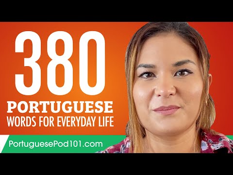 360 Portuguese Words for Everyday Life - Basic Vocabulary #18